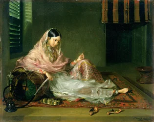 Dama musulmana sdraiata, 1789